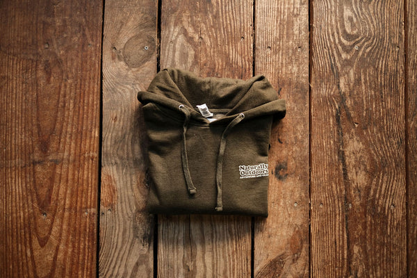 Naturally Outdoors Badge Logo Hoody