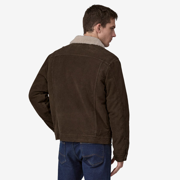 Pile-Lined Trucker Jacket for Men