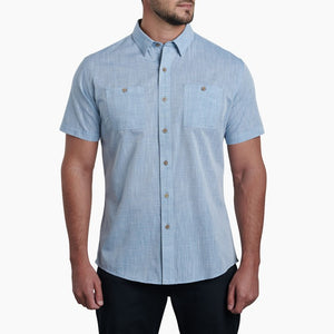 Karib Stripe Shirt for Men Horizon Blue